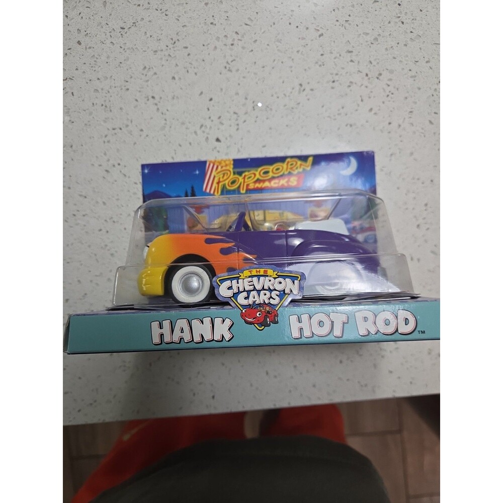 Hank Hot Rod The Chevron Cars Whitewall Tires Flames 2001 Vintage New Sealed